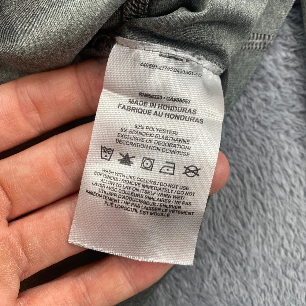 Nike Pro Dri-FIT Long Sleeve Shirt Kids Large Gray Athletic Training Top